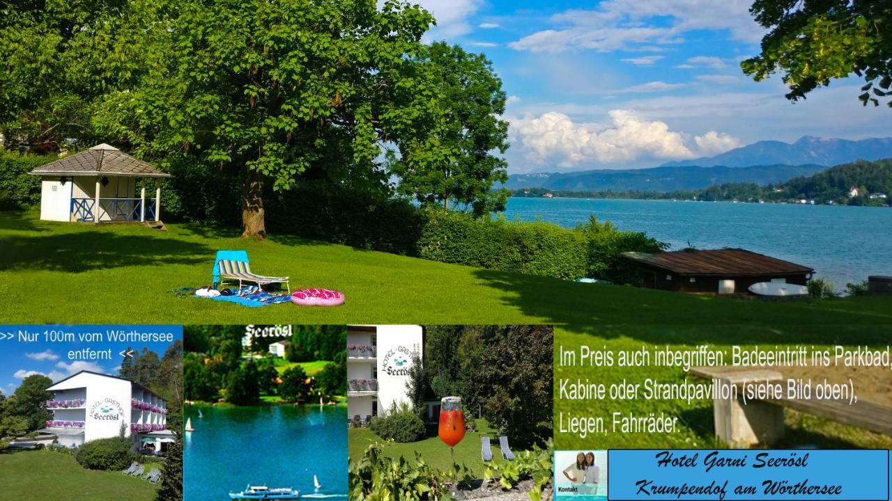 Hotel Garni Seeroesl Am Woerthersee , Kaernten Krumpendorf Exterior foto